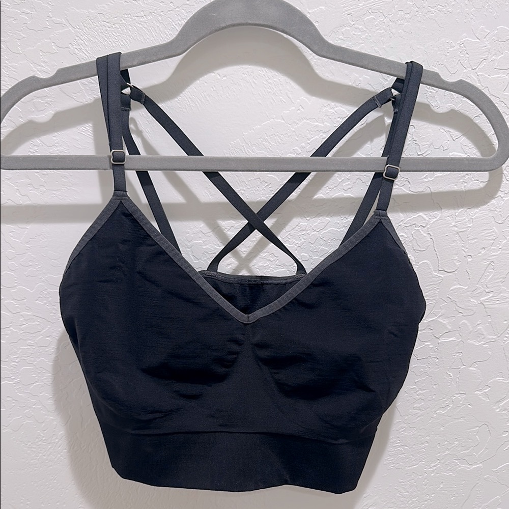 Nike Zoned Sculpt Dri Fit Bralette Black Sports Bra Size Medium